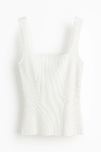 Rib-knit Tank Top