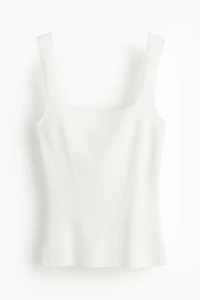 Rib-knit Tank Top