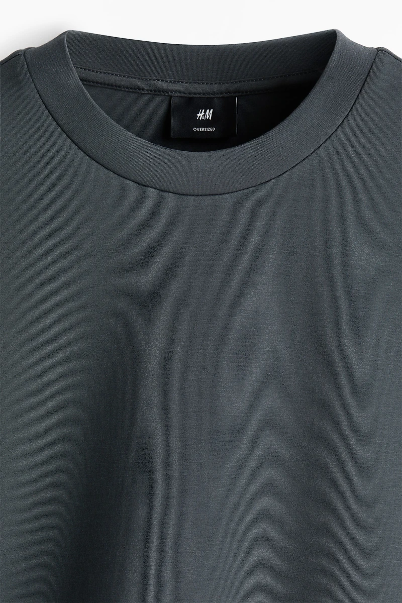 Oversized-Fit Scuba T-Shirt