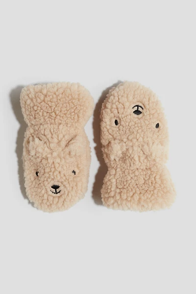 Teddy Fleece Mittens