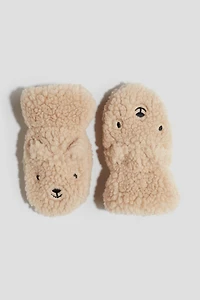 Teddy Fleece Mittens