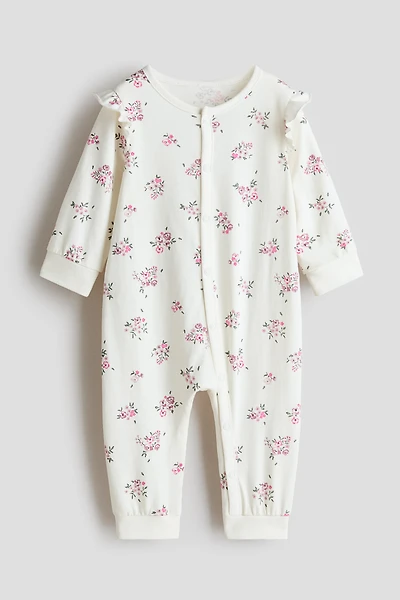 Patterned Pajama Jumpsuit