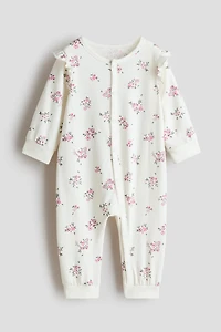 Patterned Pajama Jumpsuit