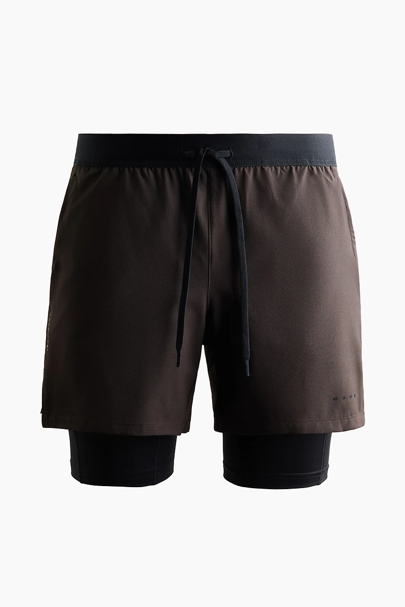 Double-Layered Sports Shorts with DryMove™