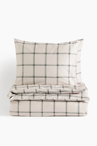 Cotton Sateen King/Queen Duvet Cover Set