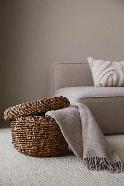 Extra-Large Handmade Seagrass Storage Basket