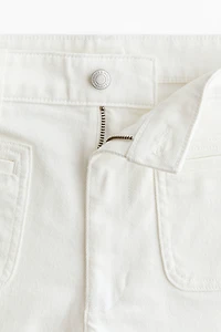 High-Waist Denim Shorts