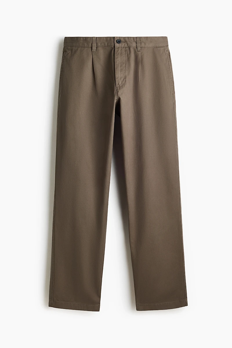 Relaxed-Fit Cotton Twill Chinos