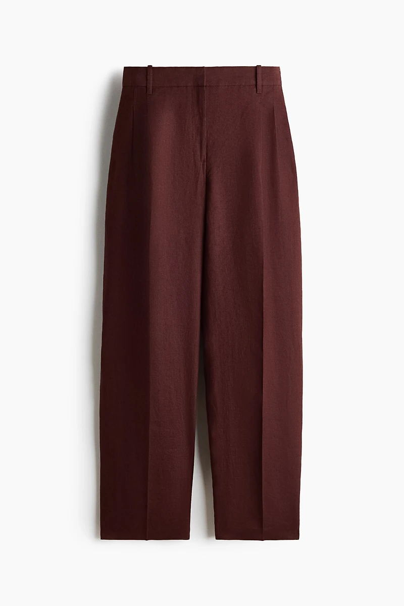 Pantalon sur mesure en lin