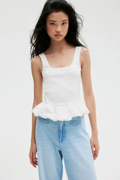 Camisole à effet bouffant