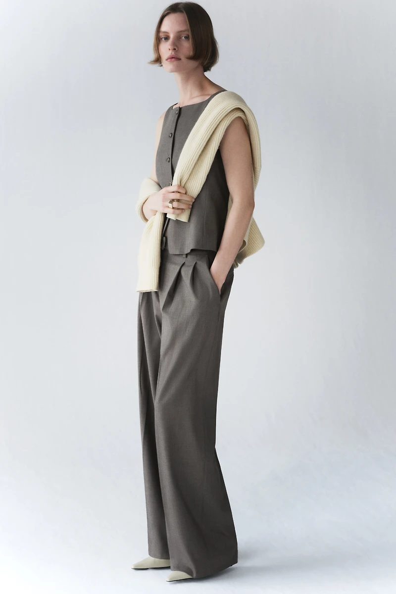 Gilet sans manches ajusté