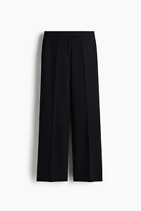 Flared Wool-Blend Pants