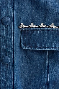 Gilet sans manches en denim