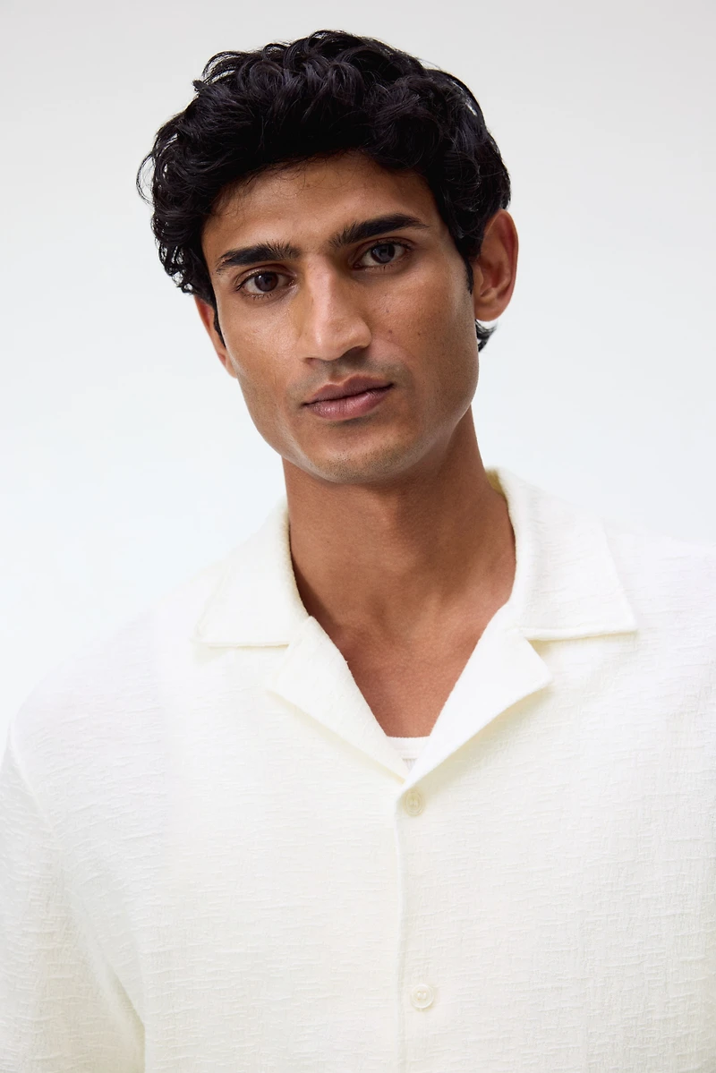 Regular-Fit Jersey Resort Shirt