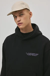 Loose-Fit Printed Hoodie