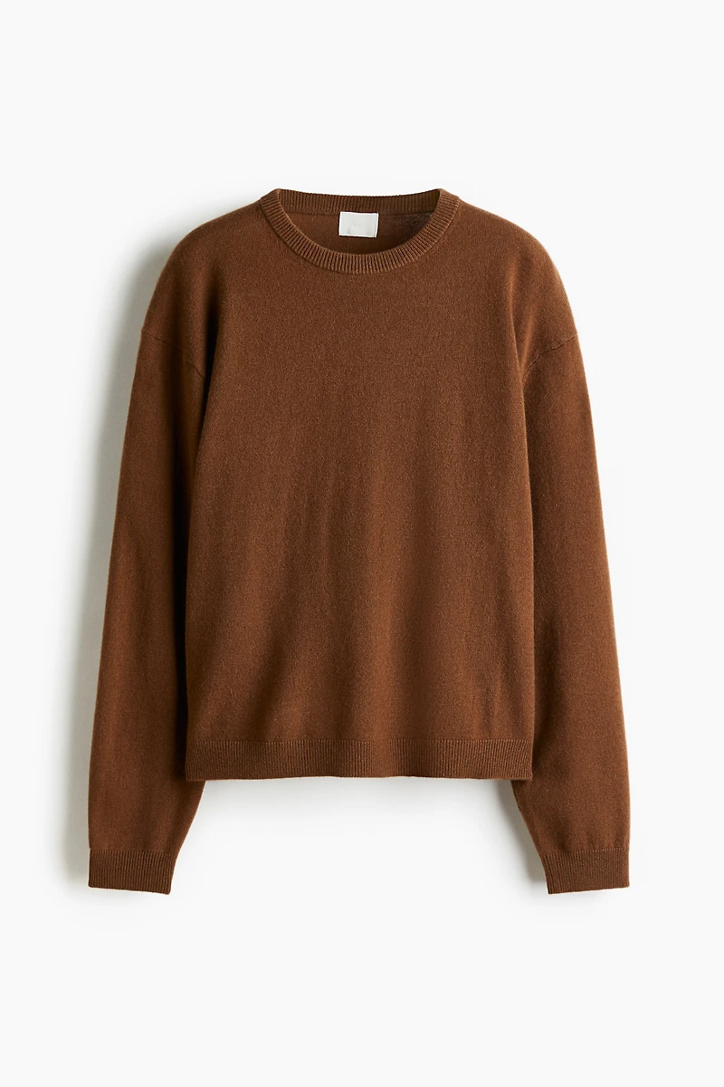 Chandail en tricot fin de laine cachemire