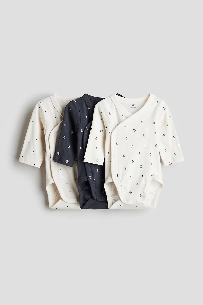 3-pack Wrapover Bodysuits