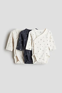 3-pack Wrapover Bodysuits