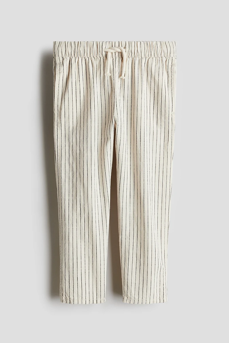 Linen-Blend Pants