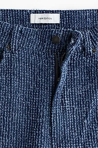 Bouclé Bootcut High Waist Jeans