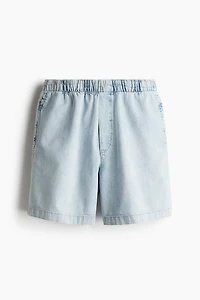 Short flottant en denim