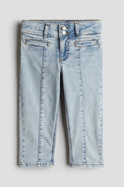 Skinny Fit Capri Jeans