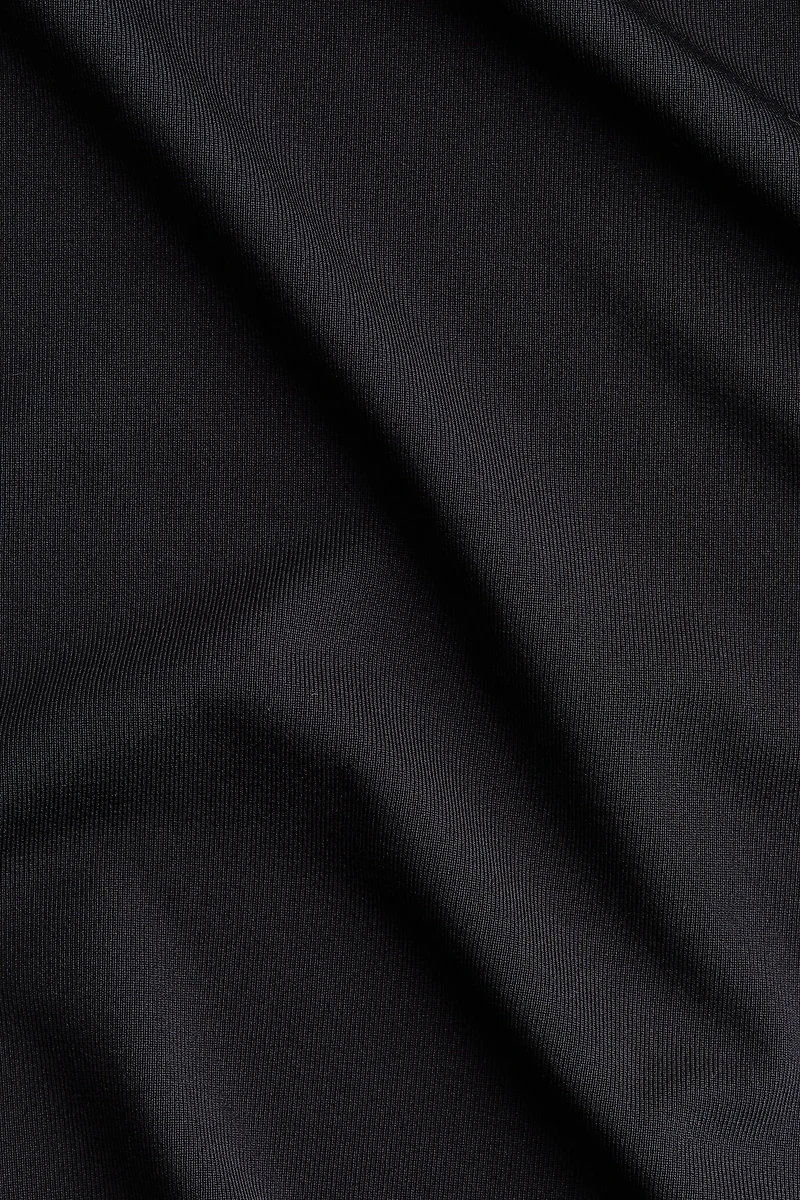Mock Turtleneck Mini Dress