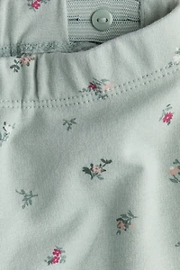 Printed Brushed-Inside Leggings