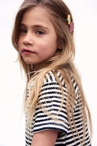 Robe en jersey jacquard