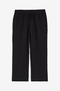 Linen-blend Pull-on Pants