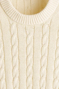 Regular Fit Cable-knit jumper