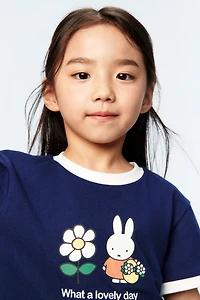 Cotton T-Shirt with Printed Motif