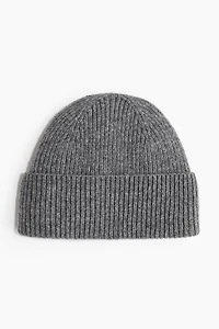 Rib-Knit Wool-Blend Hat