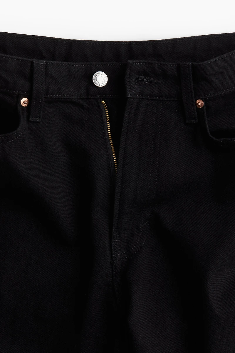 High Rise Barrel Leg Jeans