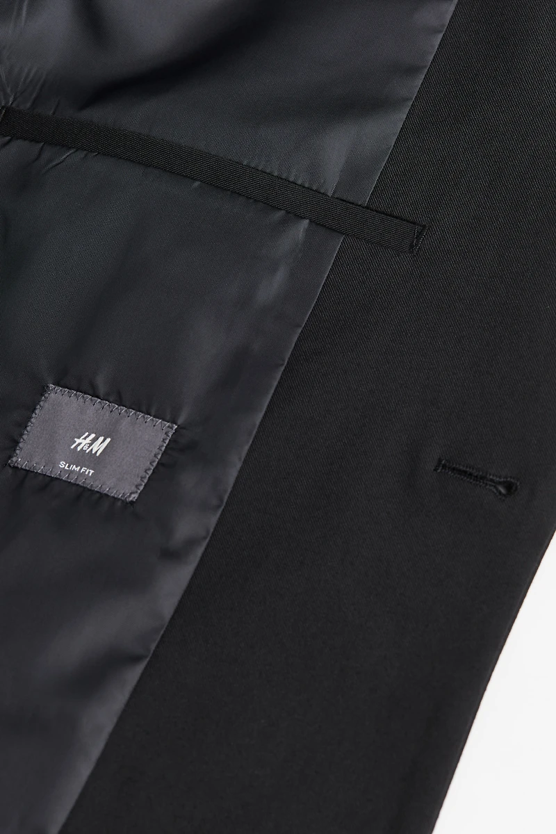 Slim Fit Single-Breasted Jacket