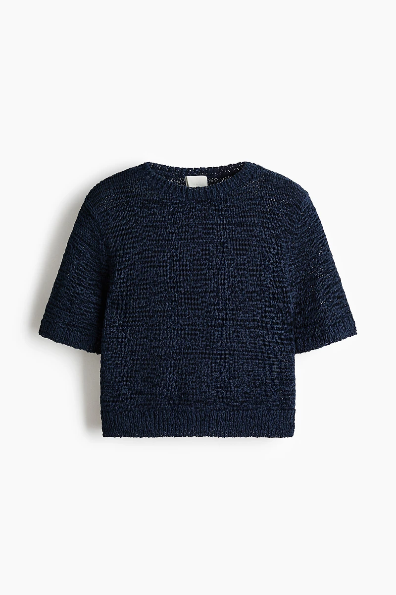 Short-Sleeved Sweater
