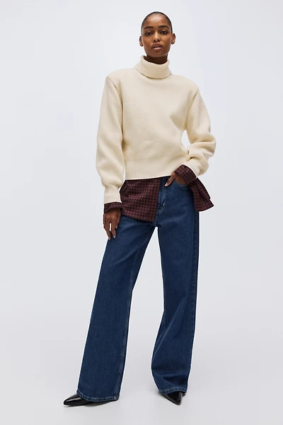 Shoulder-Pad Sweater