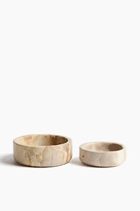 2-Pack Marble Bowls