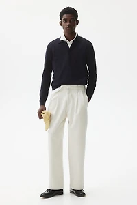 Regular-Fit Fine-Knit Polo Shirt