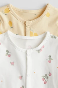 Lot de 2 pyjamas en coton