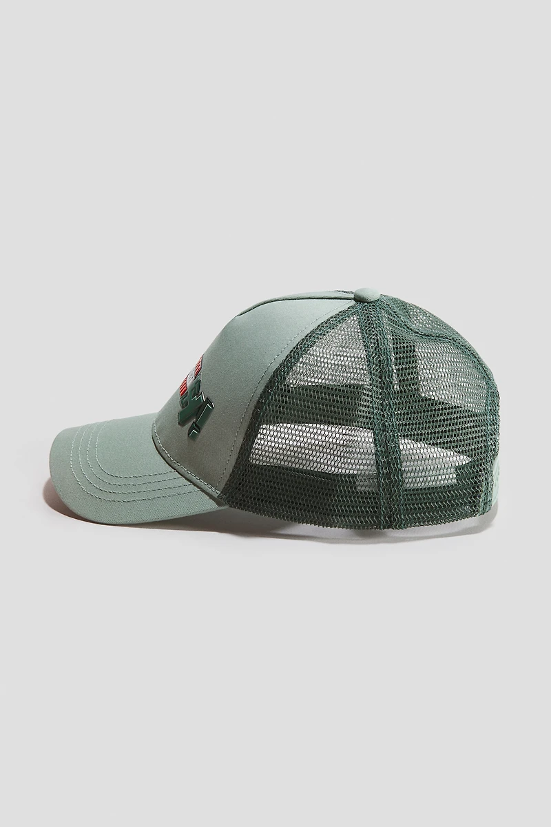 Casquette de camionneur avec motif