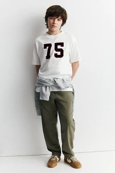 Linen-Blend Pants