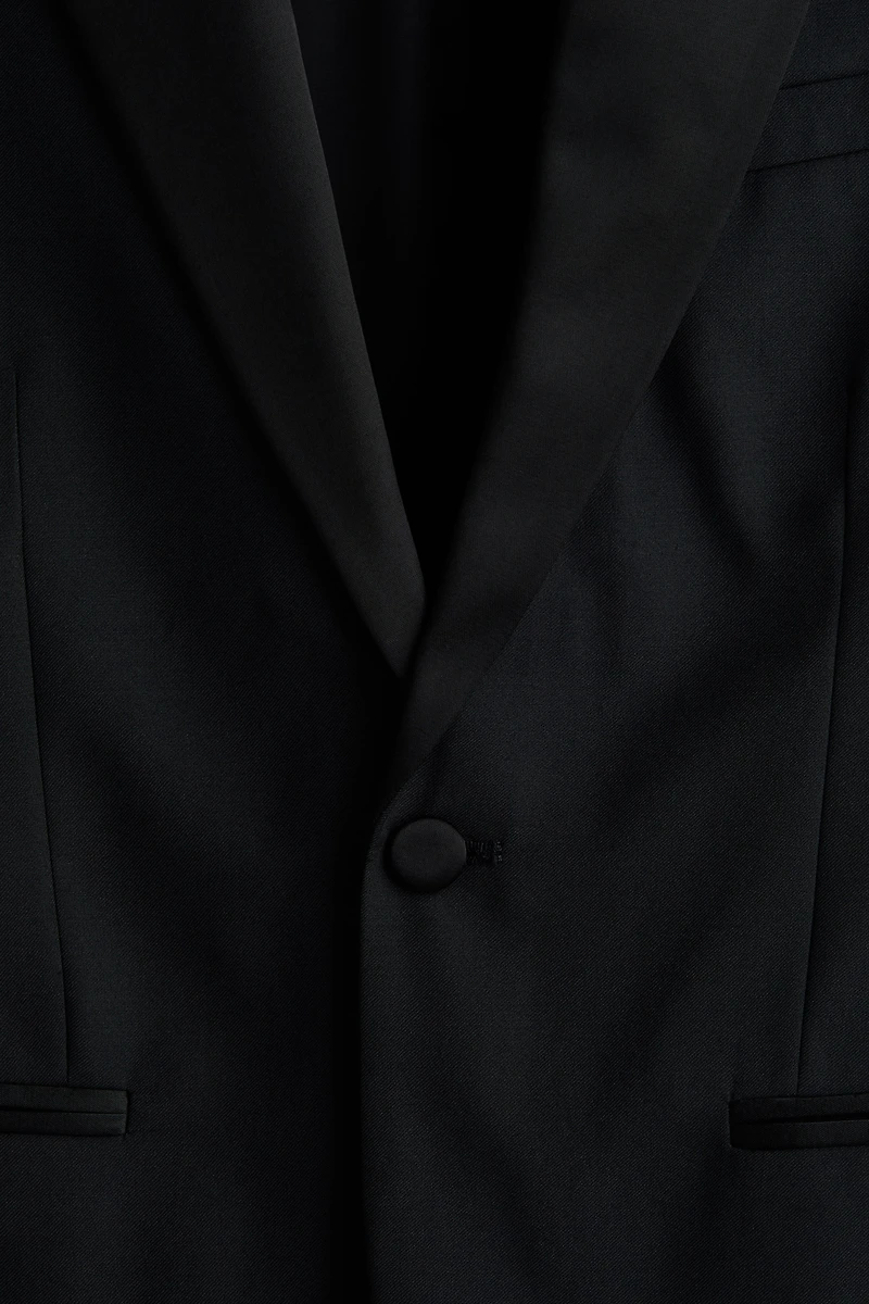 Slim-Fit Wool-Blend Tuxedo Jacket