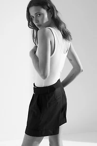 Dress Shorts with Belt