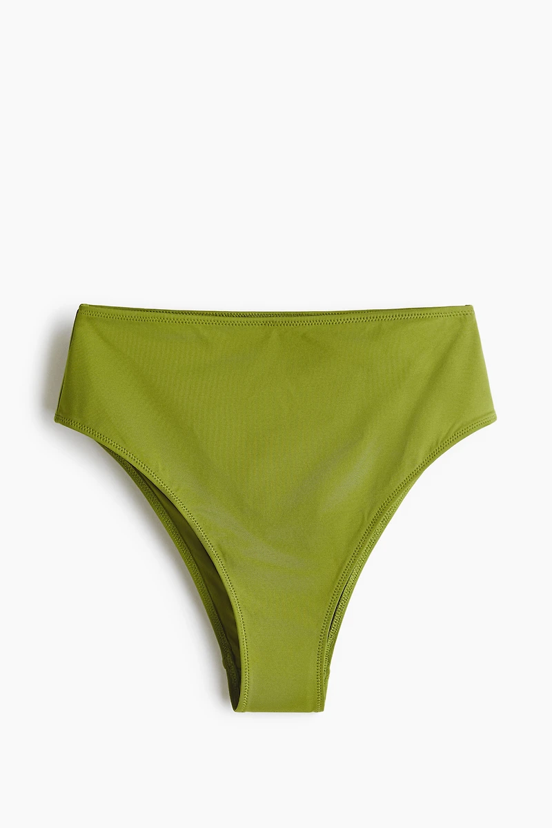 Bas de maillot échancré taille haute