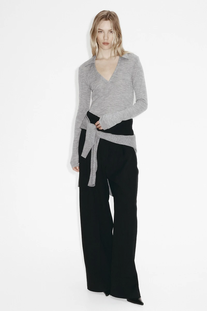 Haut en jersey de laine