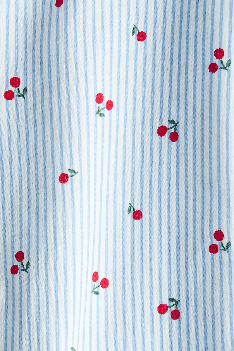 Patterned Pajama Jumpsuit