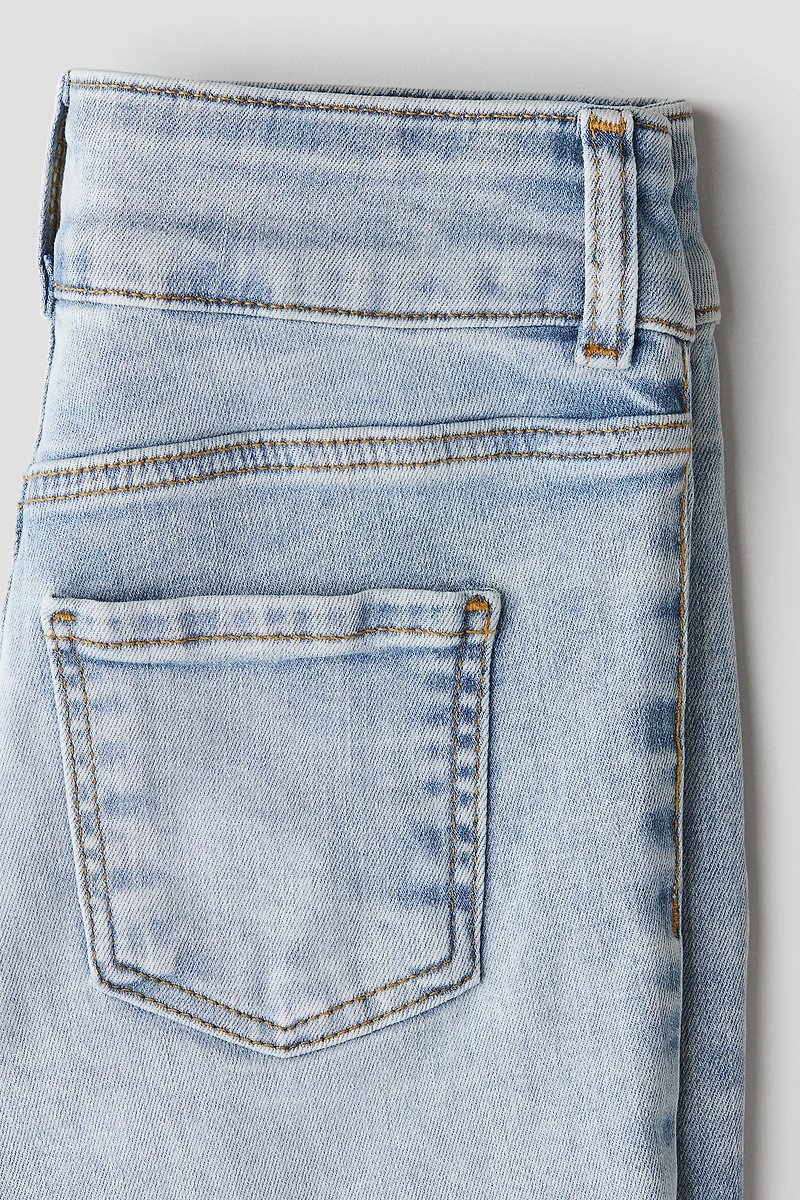 Skinny Fit Capri Jeans