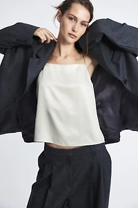 Rhinestone-Strap Top