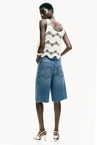 Crochet-Look Top